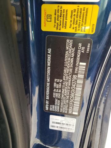 WBA1F5C56GV343798 BMW 228 I