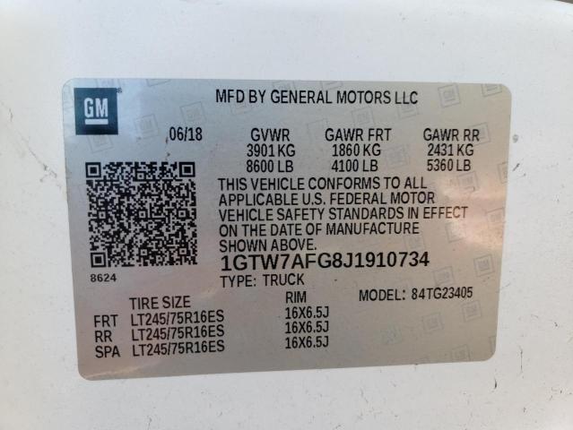 1GTW7AFG8J1910734 GMC Savana G2500