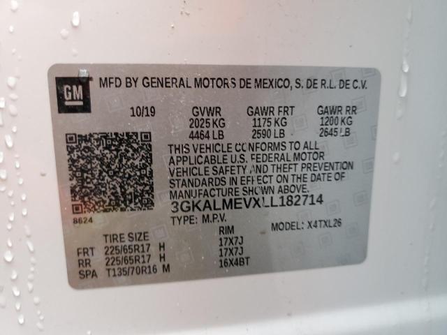 3GKALMEVXLL182714 GMC Terrain Sle
