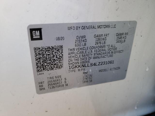 1GKKNLLS4LZ231061 GMC Acadia At4