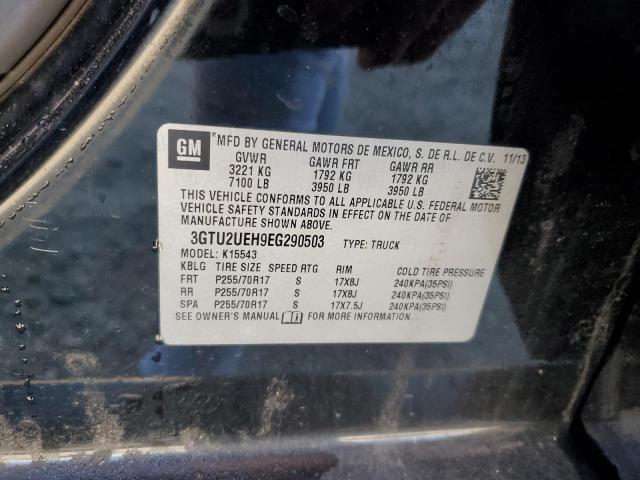 3GTU2UEH9EG290503 GMC Sierra K1500 Sle