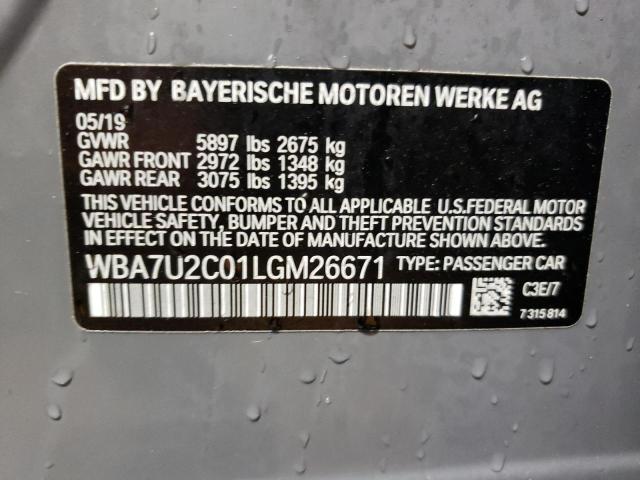 WBA7U2C01LGM26671 BMW 750 Xi