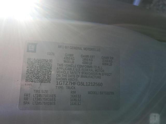 1GTZ7HFG5L1212560 GMC Savana G3500