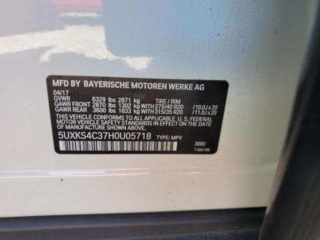 5UXKS4C37H0U05718 BMW X5 Xdrive35d