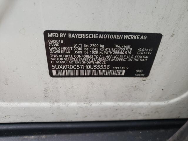 5UXKR0C57H0U55556 BMW X5 Xdrive35i