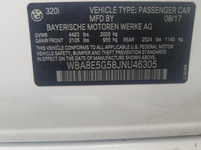 WBA8E5G58JNU46305 BMW 320 XI