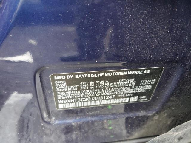 WBXHT3C36J3H31247 BMW X1 Xdrive28i