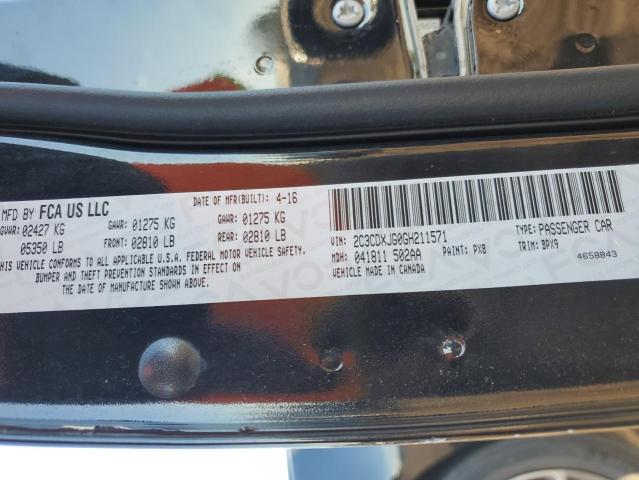 2C3CDXJG0GH211571 Dodge Charger Sxt