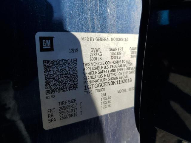 1GTG6CEN0K1192018 GMC CANYON SLE