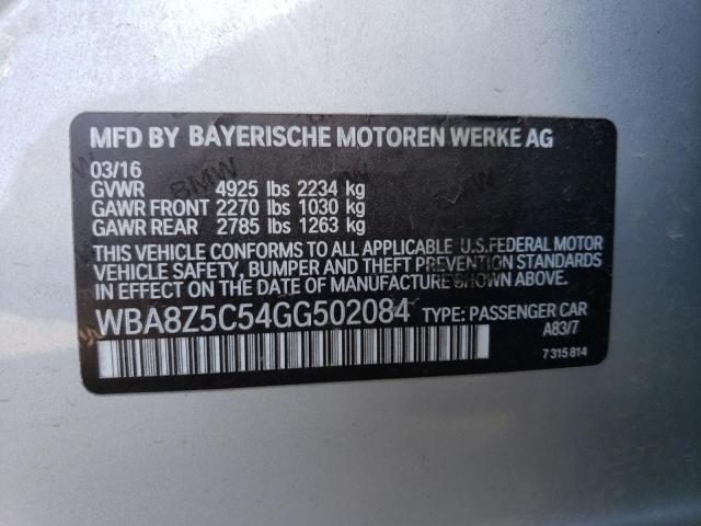 WBA8Z5C54GG502084 BMW 328 Xigt Sulev
