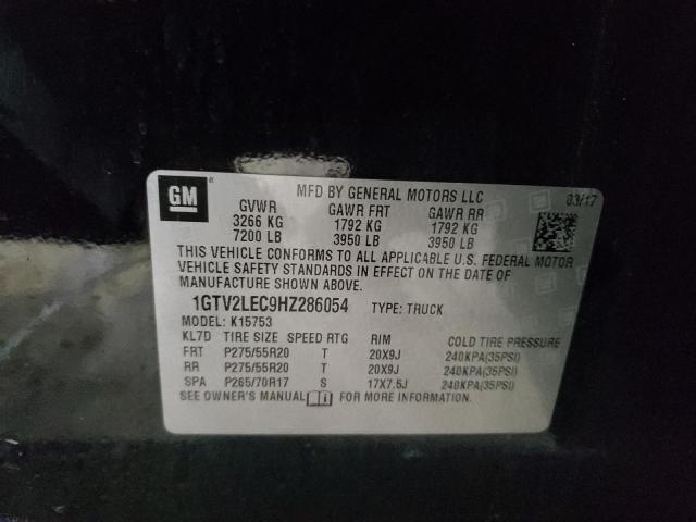 1GTV2LEC9HZ286054 GMC Sierra K1500