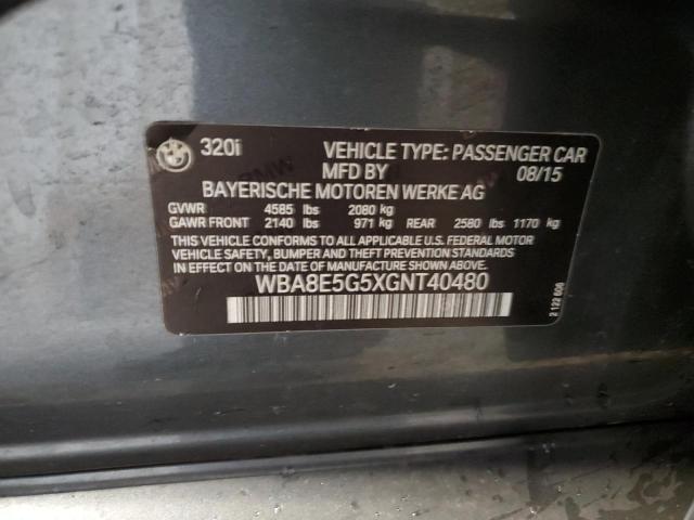 WBA8E5G5XGNT40480 BMW 320 XI