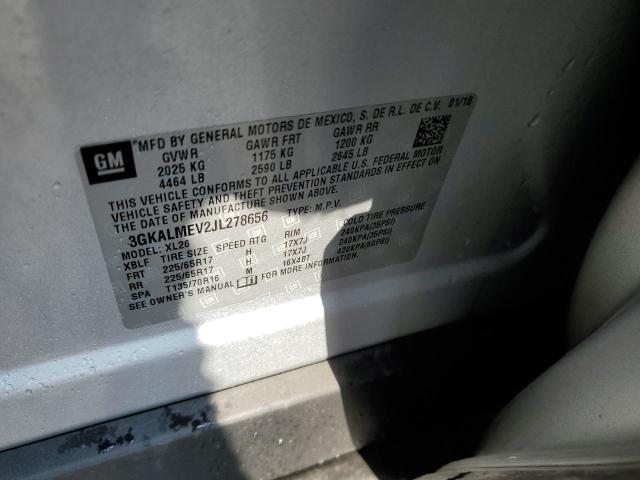 3GKALMEV2JL278656 GMC Terrain Sle