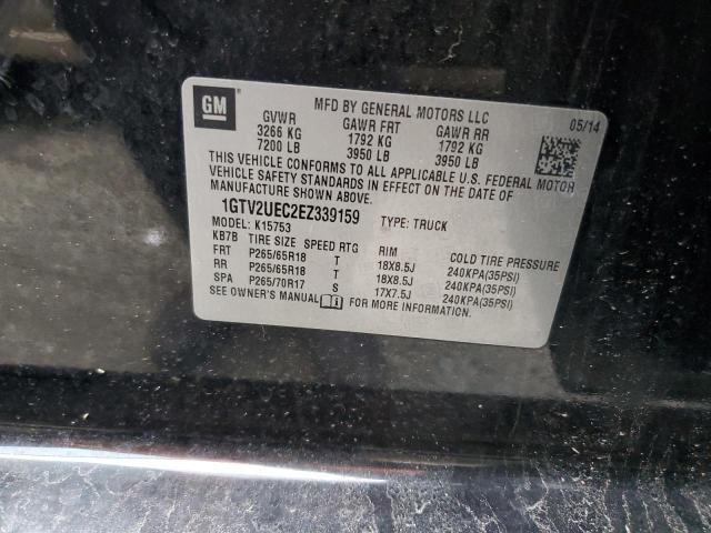 1GTV2UEC2EZ339159 GMC Sierra K1500 Sle