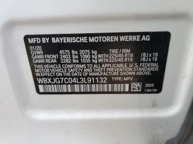 WBXJG7C04L3L91132 BMW X1 Sdrive28i