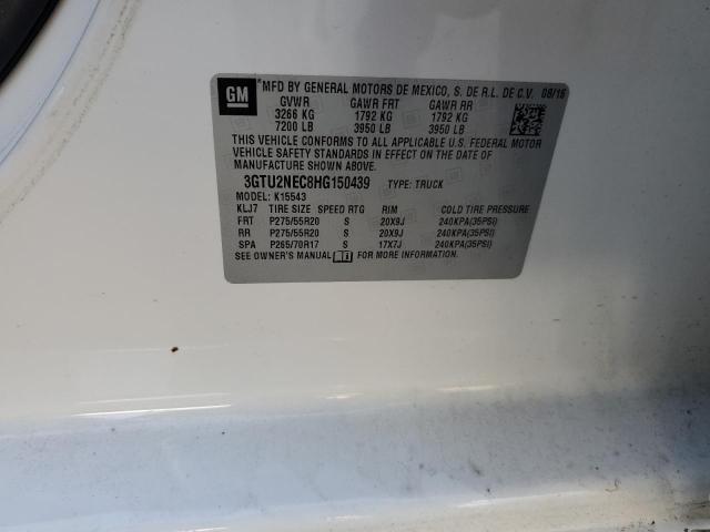 3GTU2NEC8HG150439 GMC Sierra K1500 Slt