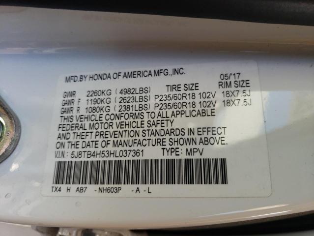 5J8TB4H53HL037361 Acura Rdx Technology