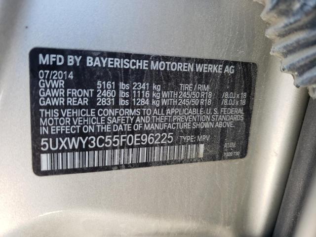 5UXWY3C55F0E96225 BMW X3 Xdrive28d