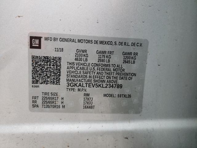 3GKALTEV5KL234789 GMC Terrain Sle
