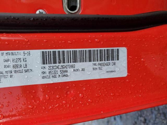 2C3CDXEJ9GH272083 Dodge Charger Srt 392