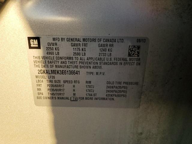 2GKALMEK3E6136641 GMC Terrain Sle
