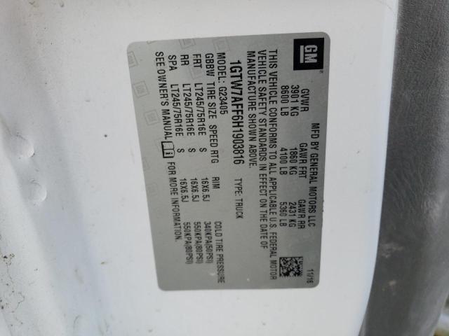 1GTW7AFF6H1903816 GMC Savana G2500