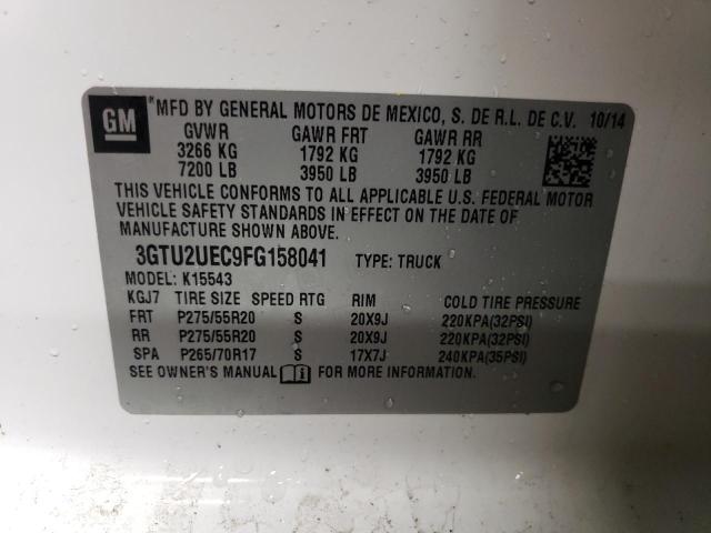 3GTU2UEC9FG158041 GMC Sierra K1500 Sle