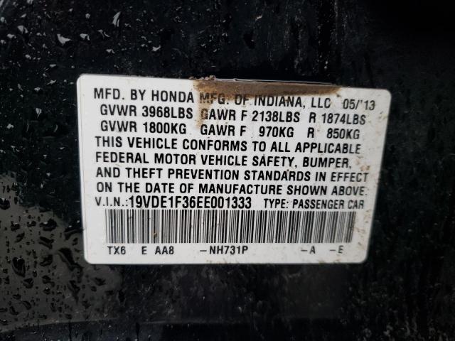 19VDE1F36EE001333 Acura ILX 20