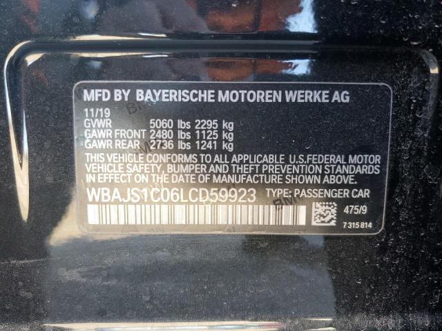 WBAJS1C06LCD59923 BMW 540 I