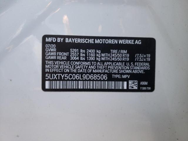 5UXTY5C06L9D68506 BMW X3 Xdrive30i