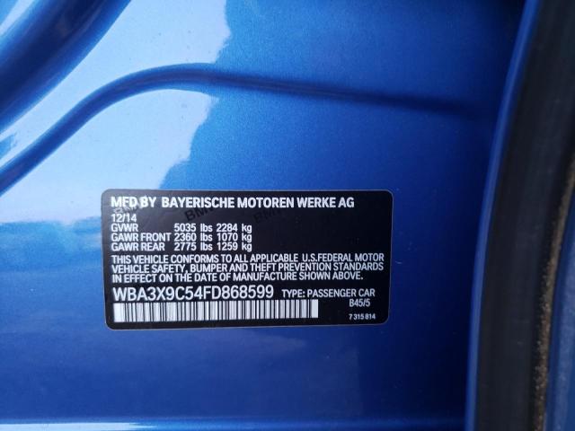 WBA3X9C54FD868599 BMW 335 Xigt