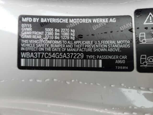 WBA3T7C54G5A37229 BMW 435 Xi