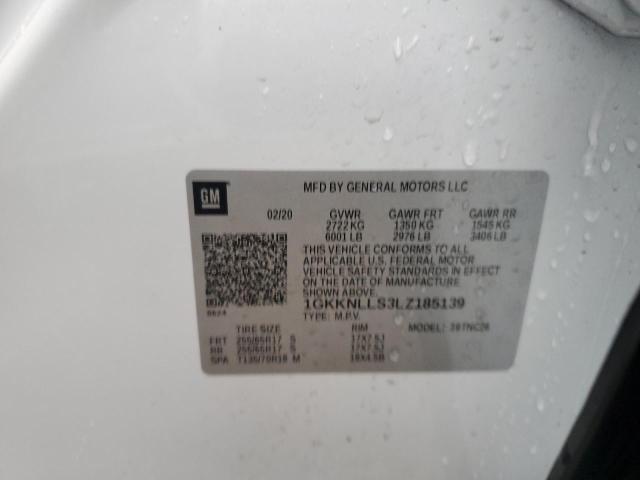 1GKKNLLS3LZ185139 GMC Acadia At4