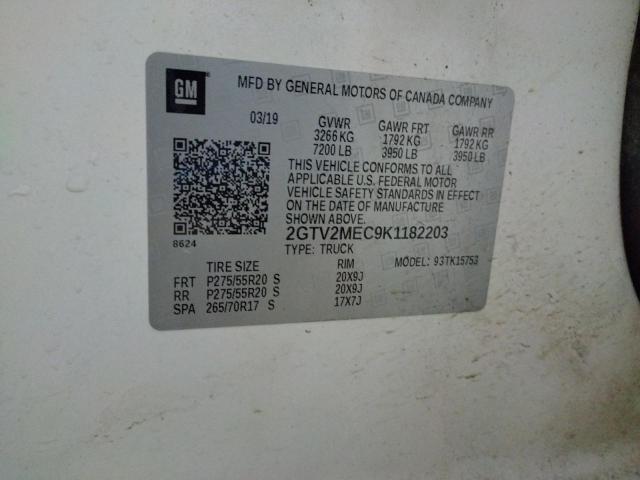 2GTV2MEC9K1182203 GMC Sierra Limited K1500 Sle