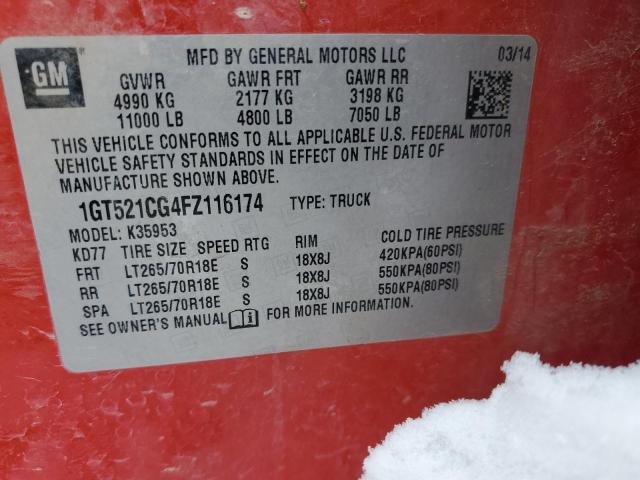 1GT521CG4FZ116174 GMC Sierra K3500