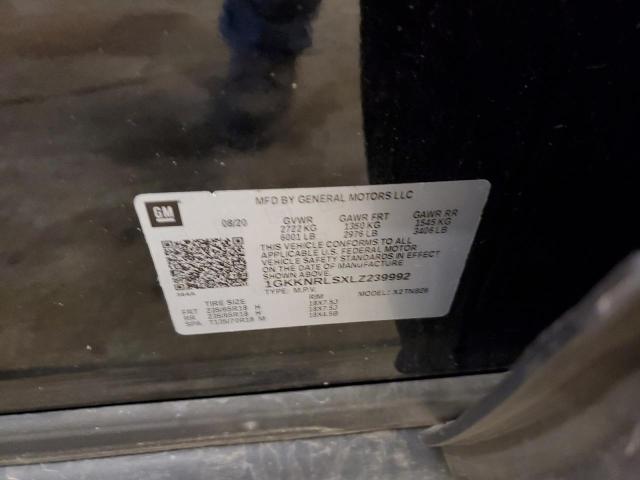 1GKKNRLSXLZ239992 GMC ACADIA SLE