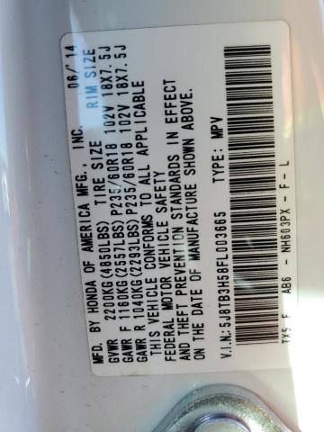 5J8TB3H58FL003665 Acura Rdx Technology