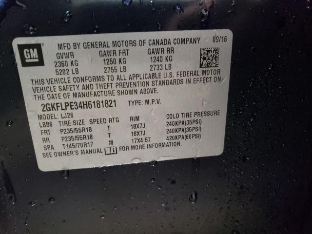 2GKFLPE34H6181821 GMC Terrain Slt