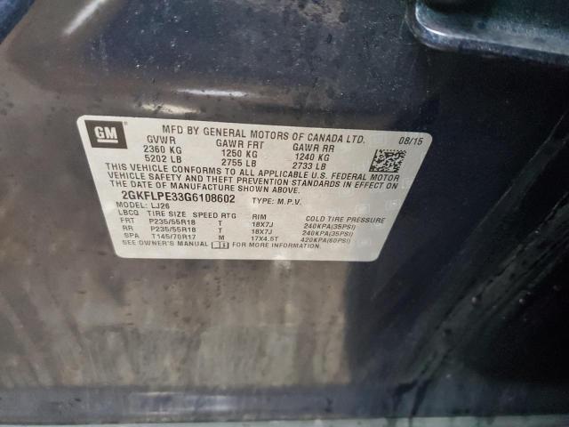 2GKFLPE33G6108602 GMC Terrain Slt