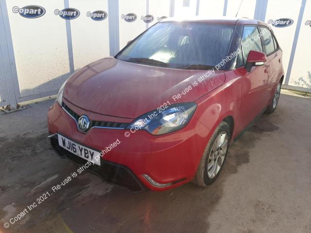 Auction sale of the 2016 Mg 3 Form Spo, vin: SDPZ1BBDAFS077288, lot number: 36993053