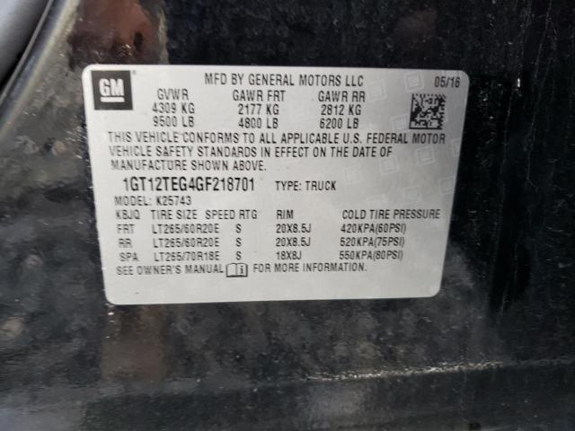 1GT12TEG4GF218701 GMC Sierra K2500 Slt
