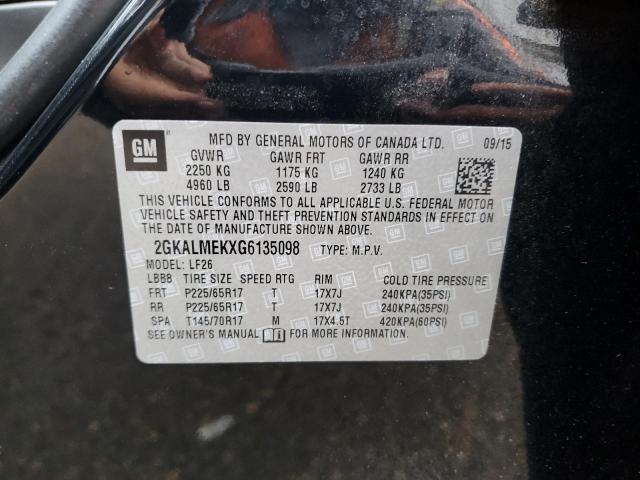 2GKALMEKXG6135098 GMC Terrain Sle