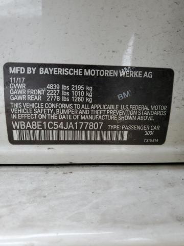 WBA8E1C54JA177807 BMW 330e