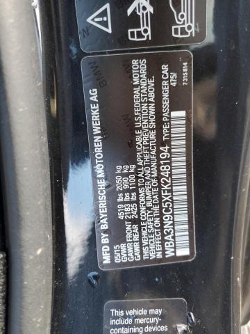 WBA3N9C5XFK248194 BMW 428 XI