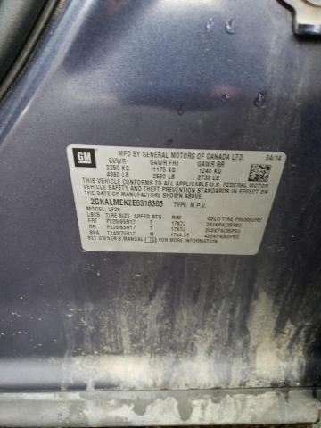 2GKALMEK2E6316306 GMC Terrain Sle