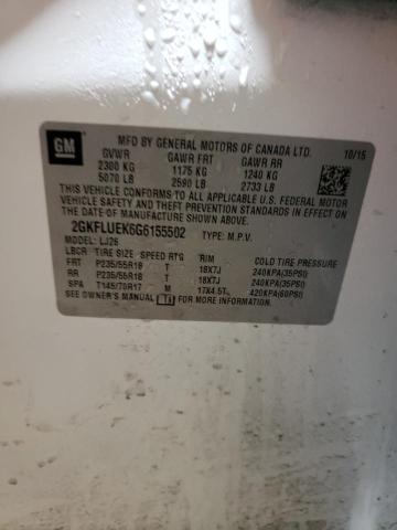 2GKFLUEK6G6155502 GMC Terrain Slt