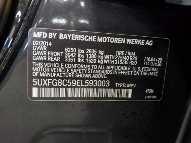 5UXFG8C59EL593003 BMW X6 Xdrive50i