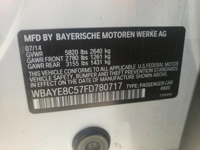 WBAYE8C57FD780717 BMW 750 LI