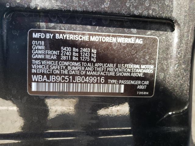 WBAJB9C51JB049916 BMW M550xi
