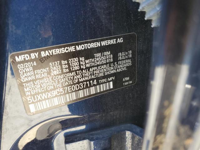 5UXWX9C57E0D37114 BMW X3 Xdrive28i